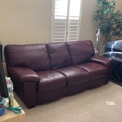 Couch, Sofa Burgundy 
