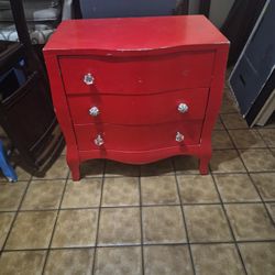 Single Red Night Stand