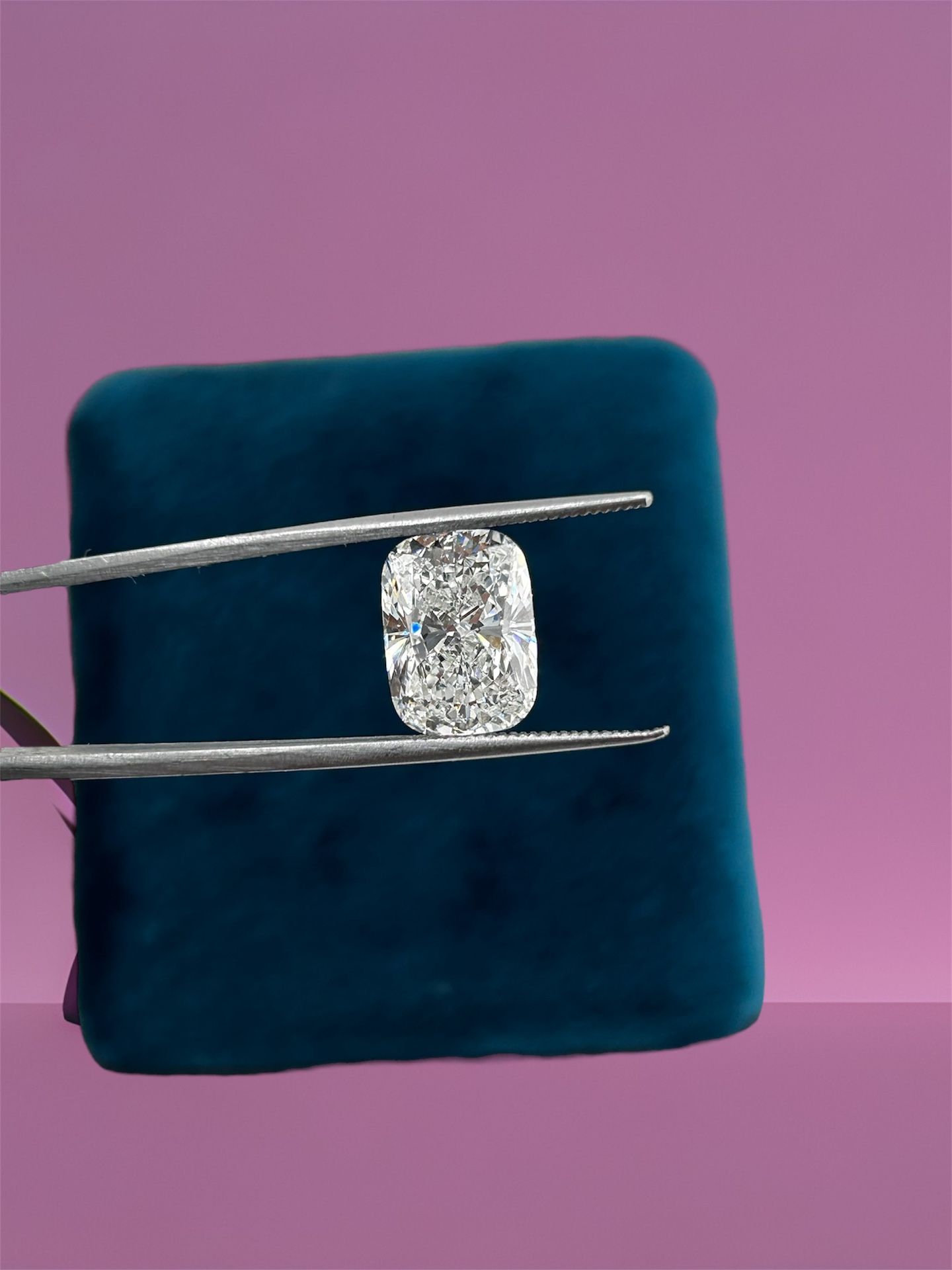 5.04 Ct Lab Grown Cushion Shape Certified Diamond