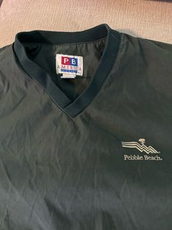 Green Pebble beach windbreaker (M)