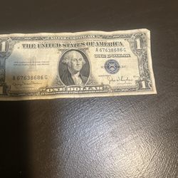 One Dollar bill 1935