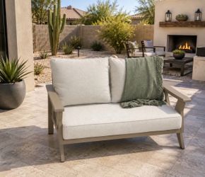 Aluminum Outdoor Loveseat *New Patio Furniture*