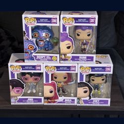 Funko Pop Kpop Demon Hunters - Rumi Jinu Zoey Mira Derpy -  Vinyl Figure  Official Netflix - In Hand!
