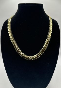 14k Gold Plated 12mm 24” 150+ Gram Handmade Miami Cuban Link