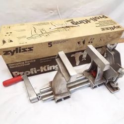 Zyliss Portable All-Purpose Bench Vise/Clamping System Profi-King Aluminum +Box 