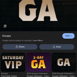 Escape Rave Saturday Only GA