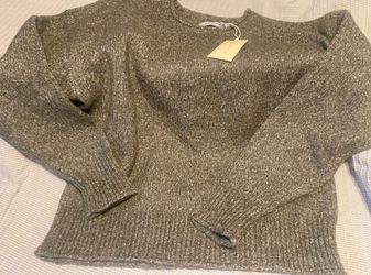 Men’s Green Knit Crewneck Sweater with Tags