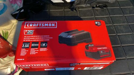 CRAFTSMAN V20 20 -Volt, 5 Ah 1 -Pack Lithium Ion (Li-ion) Battery Kit