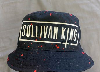 Sullivan King Bucket Hat Black Red Splatter Logo EDM Festival Merch