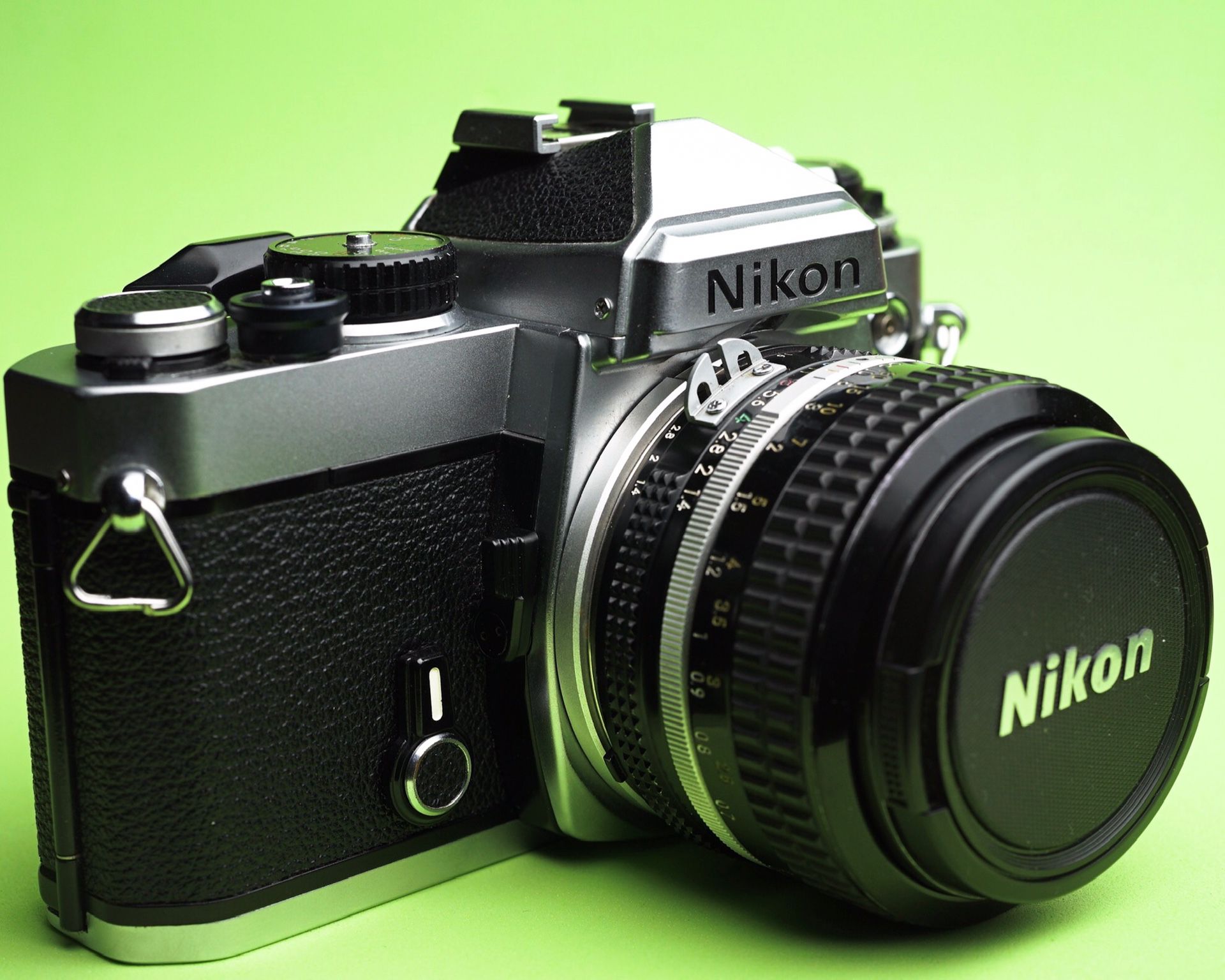 Nikon FE + Nikkor lens