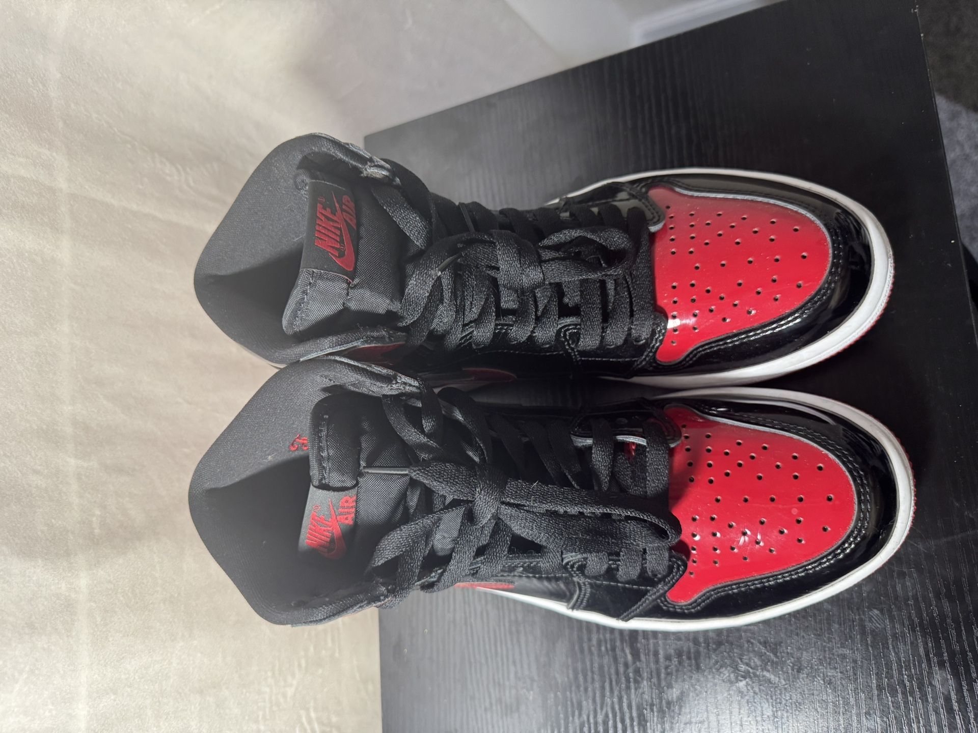 Air Jordan 1 Retro High OG Bred Men's Patent