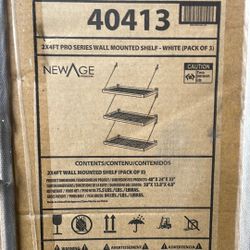 New age pro-series wall mounted shelf