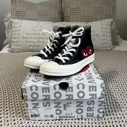 Converse x PLAY Comme des Garçons Chuck 70 | Size: W6, M4