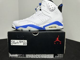 Jordan 6 Sport Blue Size 11.5 384664-107