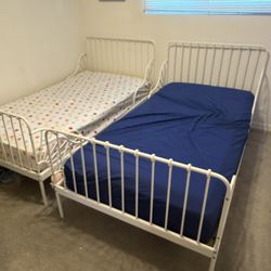 Twin Metal Bed Frames Adjustable Toddler