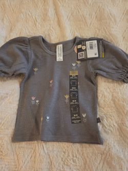 Baby Girl flower peasant top