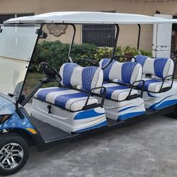  Yamaha Drive2 Concierge 6 Passenger Limo Golf Cart