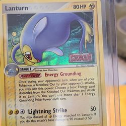 Lanturn - 15/108 - Rare Reverse Holo Stamped EX Power Keepers NM-MT