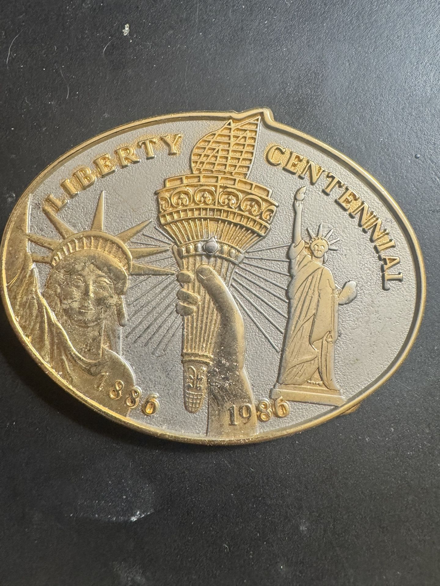 Statue Of Liberty Centennial Belt Buckle