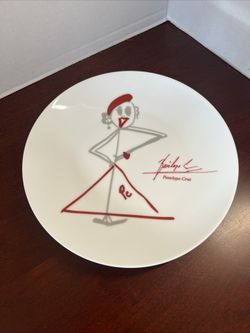 Penelope Cruz Whatever it Takes Signed* and Numbered 8" Plate