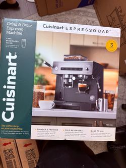 BRAND NEW CUISINART ESPRESSO MACHINE!