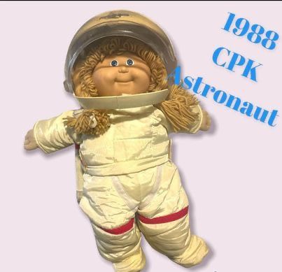 Vintage 1988 Astronaut Cabbage Patch Kid CPK Astronaut Doll