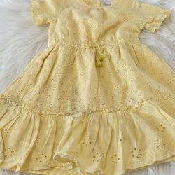 forever me Yellow Eyelet Dress *5T