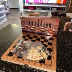 Checkers, Chess, & backgammon