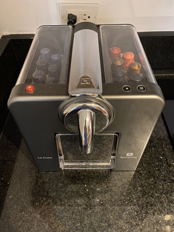 Nespresso Le Cube Machine USED with Accessories for Sale in Aventura, FL OfferUp