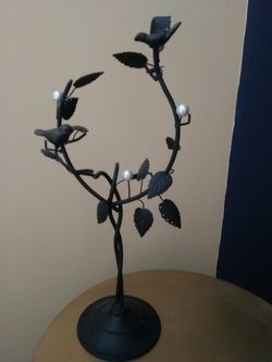 Pearl bird jewelry holder