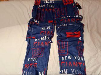 New York Giants NFL Pajama Pants; Men’s 2XL