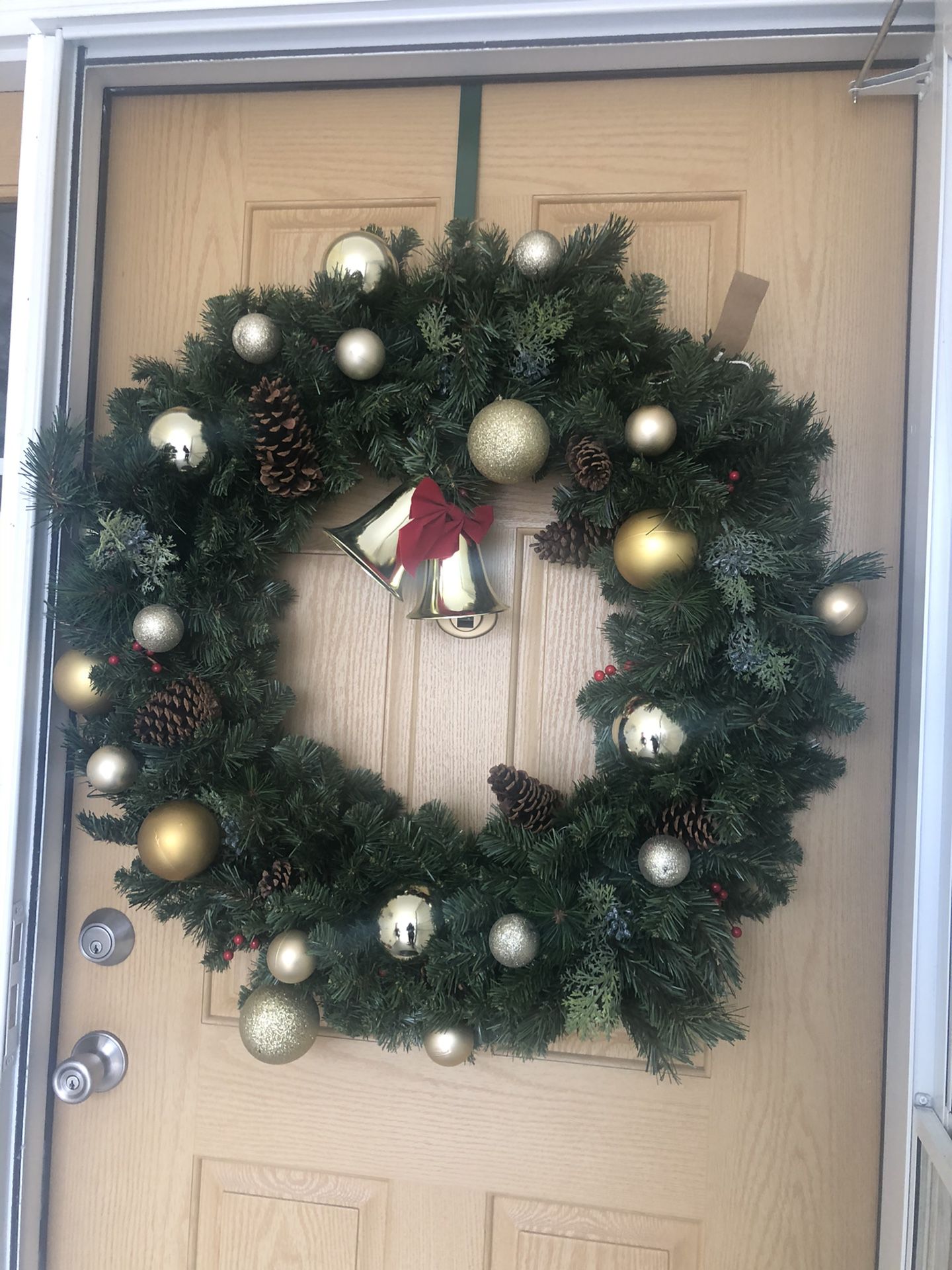 30” Christmas wreath front door or wall