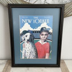 Framed Cover from The New Yorker Magazine from May 1, 1995 titled "Play Ball"