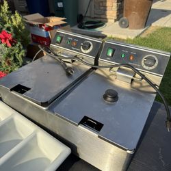 Comercial Double Fryer