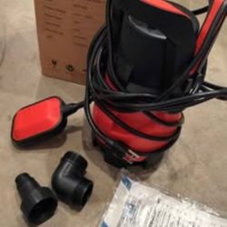 1HP Submersible Electric Sump Pump/Dirty Pump 3700GPH with Auto Float/ see description 👍👍