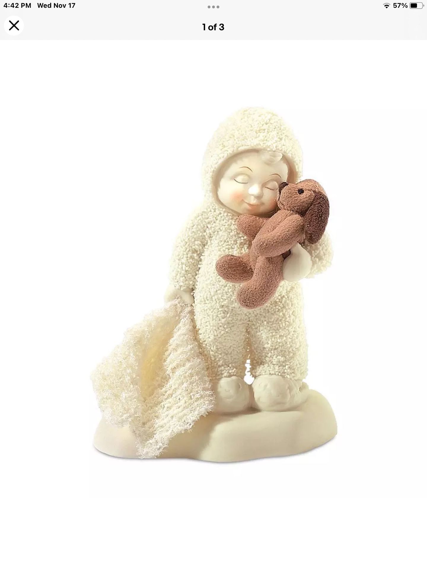 Department 56 Snowbabies Bedtime Buddies