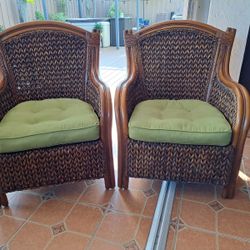 Rattan Arm chairs 
