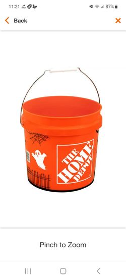 Home Depot 2026 Halloween Bucket