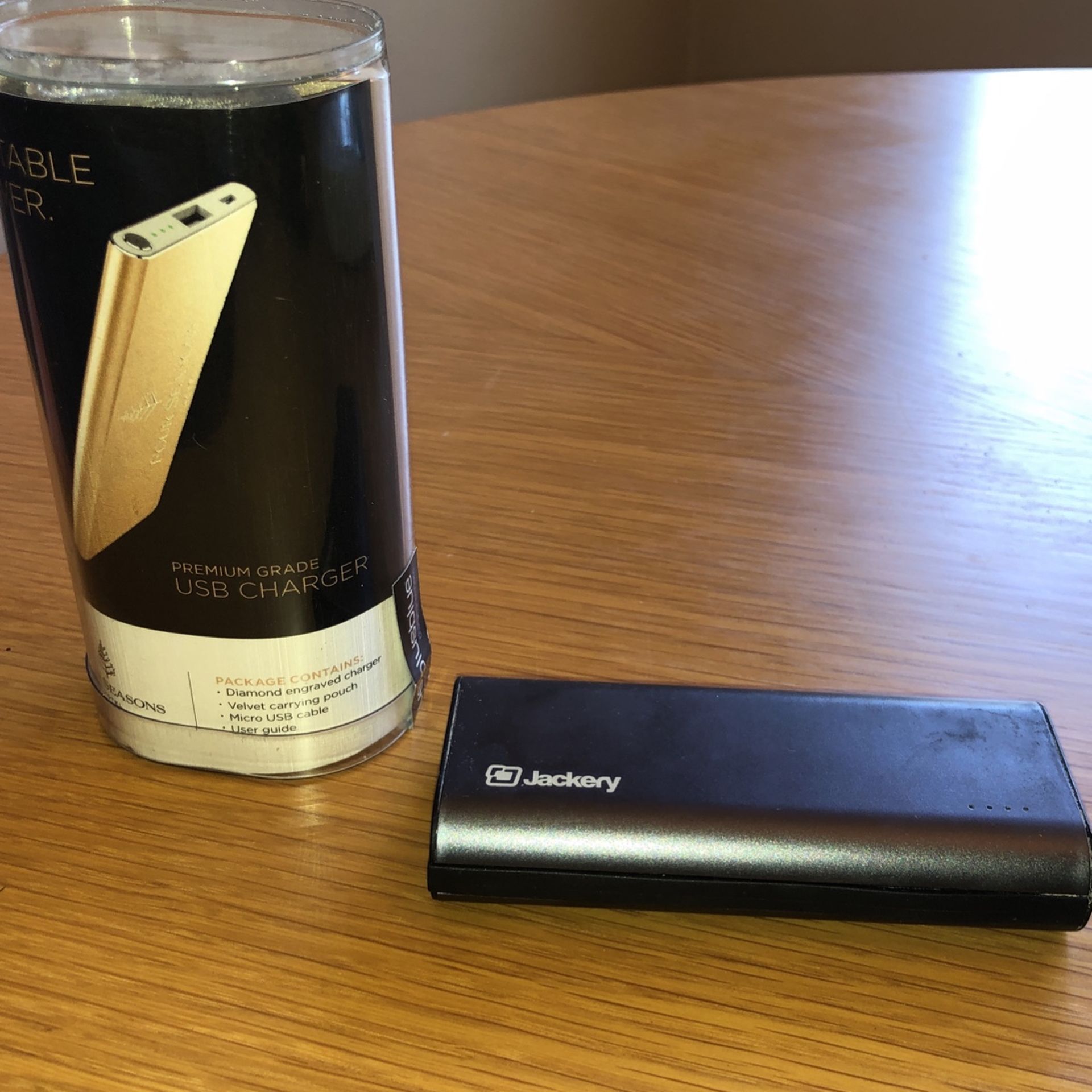 2 Portable Power Stations USB Chargers