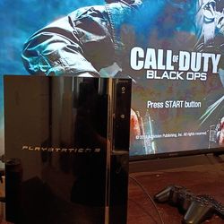 PlayStation 3 Gen 1 With Spiderman Font Backward Compatible In Great Condition!