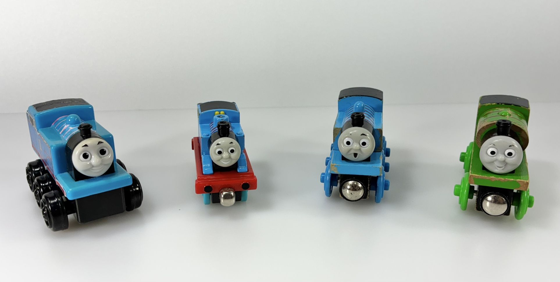 Thomas And Friends Wooden, Plastic and Diecast Mixed Train Lot of 4