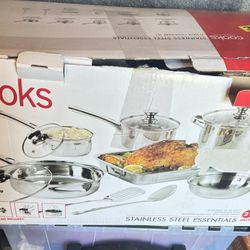 Cooks Stainless Steel Cookware Set 21-Piece | New Open Box
