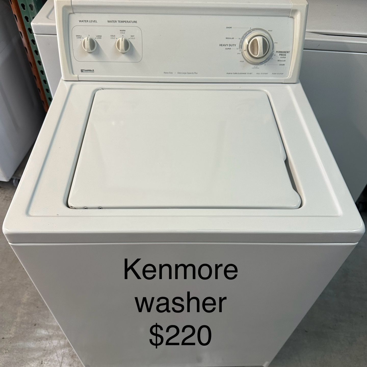 Kenmore Washer 