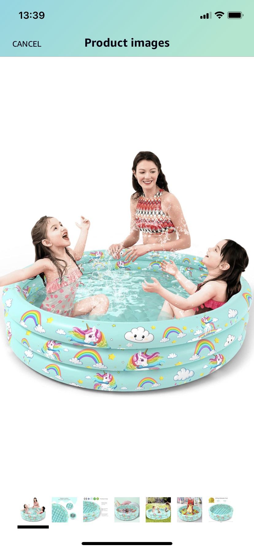 Inflatable Baby Kiddie Pool 