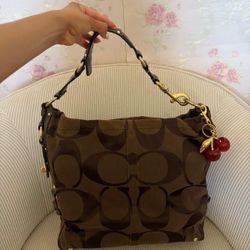 brown coach carly bag !