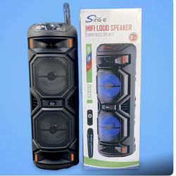 2x8 Inch Portable Bluetooth Speaker New $95