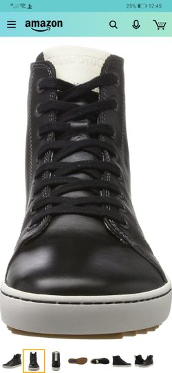 Birkenstock Women's Bartlett, Leather, Black, Regular Width