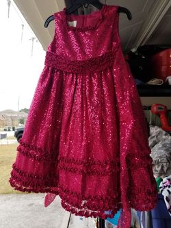 pink sparkly dress size 4T
