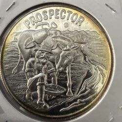 American Prospector | Silver Rounds 1oz .999 | Vintage Medal