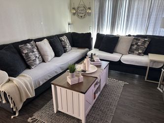 L shape brand new sofas from Ashely’s